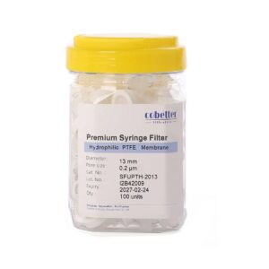 Cobetter PTFE шприцевой фильтр для ВЭЖХ 13 мм с порами 0,2 мкм