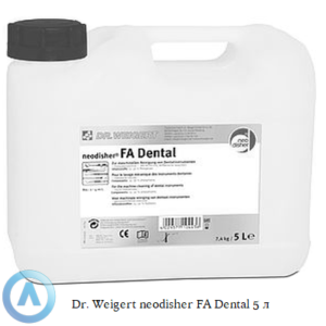 Dr. Weigert neodisher FA&nbsp;Dental жидкое щелочное моющее средство объёмом 5&nbsp;литров для профессионального использования в стоматологических лабораториях
