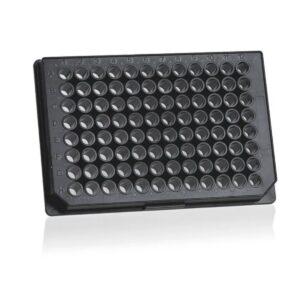 Brand pureGrade микропланшет на 96 лунок с УФ-прозрачным F-образным дном из черного ПС