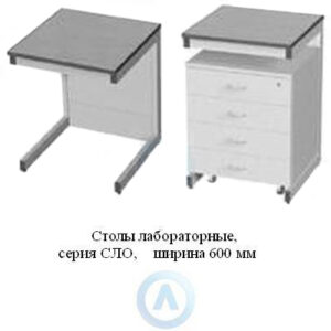 Лабораторные столы, шириной 600 мм, 600x600(750)x750(900), серия NS