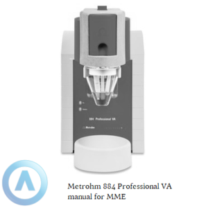 Metrohm 884 Professional VA&nbsp;manual for MME измерительный прибор для вольтамперометрии и&nbsp;полярографии