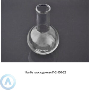 Колба плоскодонная П-2-100-22