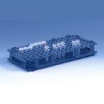 Brand штатив для центрифужных микропробирок Ø11 мм на 128 мест из синего ПП