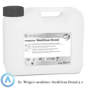Dr. Weigert neodisher MediClean Dental мягкое щелочное моющее средство объёмом 5&nbsp;литров для очистки хирургических инструментов и&nbsp;научно-исследовательских принадлежностей