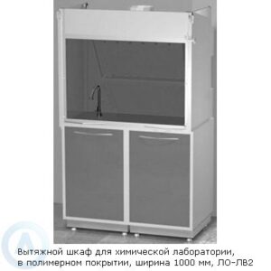 Вытяжной шкаф для химической лаборатории, в&nbsp;полимерном покрытии, ширина 1000&nbsp;мм, ЛО-ЛВ2