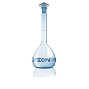 Brand Blaubrand PURprotect стеклянная мерная колба 200 мл с пробкой из ПП