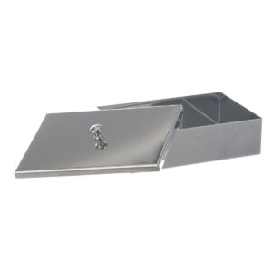 Bochem лоток для инструментов 160x100x30 мм с крышкой из нержавеющей стали