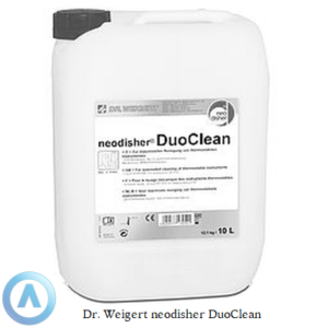 Dr. Weigert neodisher DuoClean жидкое моющее средство объёмом 10&nbsp;литров для интенсивной очистки хирургических инструментов из&nbsp;нержавеющей стали и&nbsp;других совместимых с&nbsp;щелочью поверхностей