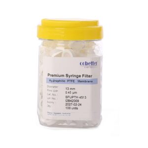 Cobetter PTFE шприцевой фильтр для ВЭЖХ 13 мм с порами 0,45 мкм